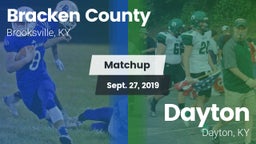 Matchup: Bracken County vs. Dayton  2019