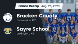 Recap: Bracken County vs. Sayre School 2023