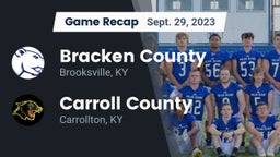 Recap: Bracken County vs. Carroll County  2023