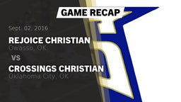 Recap: Rejoice Christian  vs. Crossings Christian  2016