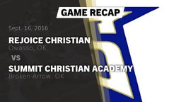 Recap: Rejoice Christian  vs. Summit Christian Academy  2016