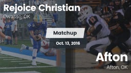 Matchup: Rejoice Christian vs. Afton  2016