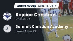 Recap: Rejoice Christian  vs. Summit Christian Academy  2017