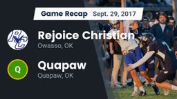 Recap: Rejoice Christian  vs. Quapaw  2017