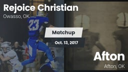 Matchup: Rejoice Christian vs. Afton  2017