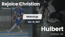 Matchup: Rejoice Christian vs. Hulbert  2017