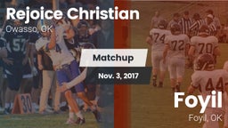 Matchup: Rejoice Christian vs. Foyil  2017