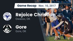 Recap: Rejoice Christian  vs. Gore  2017
