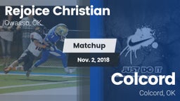 Matchup: Rejoice Christian vs. Colcord  2018