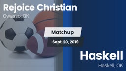 Matchup: Rejoice Christian vs. Haskell  2019