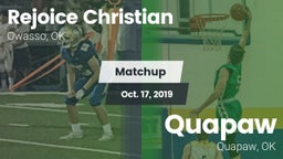 Matchup: Rejoice Christian vs. Quapaw  2019