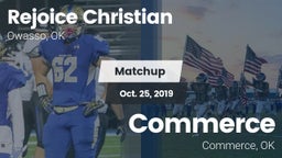 Matchup: Rejoice Christian vs. Commerce  2019