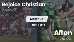 Matchup: Rejoice Christian vs. Afton  2019