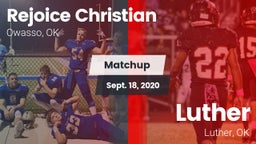 Matchup: Rejoice Christian vs. Luther  2020