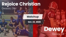 Matchup: Rejoice Christian vs. Dewey  2020