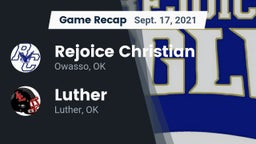 Recap: Rejoice Christian  vs. Luther  2021