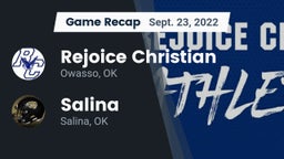 Recap: Rejoice Christian  vs. Salina  2022