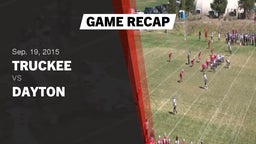 Recap: Truckee  vs. Dayton  2015