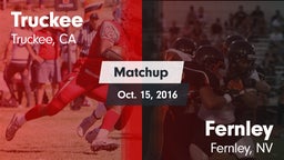 Matchup: Truckee vs. Fernley  2016