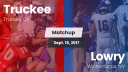 Matchup: Truckee vs. Lowry  2017