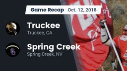 Recap: Truckee  vs. Spring Creek  2018