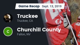 Recap: Truckee  vs. Churchill County  2019