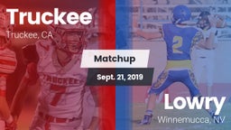 Matchup: Truckee vs. Lowry  2019