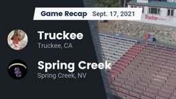 Recap: Truckee  vs. Spring Creek  2021