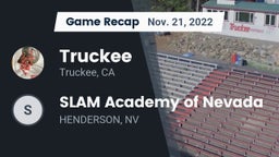 Recap: Truckee  vs. SLAM Academy of Nevada  2022