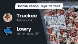 Recap: Truckee  vs. Lowry  2023