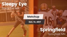 Matchup: Sleepy Eye vs. Springfield  2017