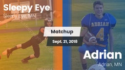 Matchup: Sleepy Eye vs. Adrian  2018