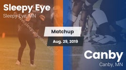 Matchup: Sleepy Eye vs. Canby  2019