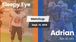 Matchup: Sleepy Eye vs. Adrian  2019
