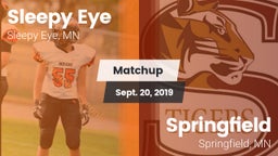 Matchup: Sleepy Eye vs. Springfield  2019
