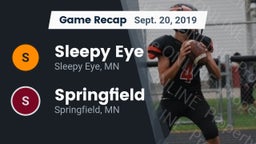 Recap: Sleepy Eye  vs. Springfield  2019