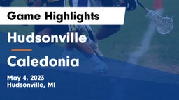Hudsonville  vs Caledonia  Game Highlights - May 4, 2023