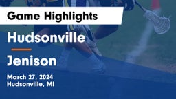 Hudsonville  vs Jenison   Game Highlights - March 27, 2024