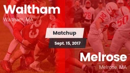 Matchup: Waltham  vs. Melrose  2017