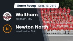Recap: Waltham  vs. Newton North  2019