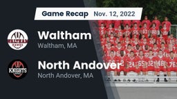 Recap: Waltham  vs. North Andover  2022
