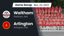 Recap: Waltham  vs. Arlington  2022