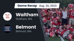 Recap: Waltham  vs. Belmont  2023