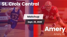 Matchup: St. Croix Central vs. Amery  2020