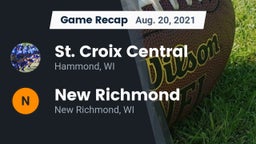 Recap: St. Croix Central  vs. New Richmond  2021