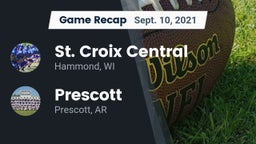 Recap: St. Croix Central  vs. Prescott  2021