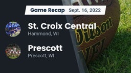 Recap: St. Croix Central  vs. Prescott  2022