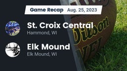 Recap: St. Croix Central  vs. Elk Mound  2023