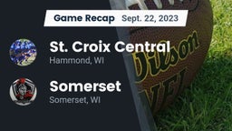 Recap: St. Croix Central  vs. Somerset  2023