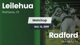 Matchup: Leilehua vs. Radford  2018